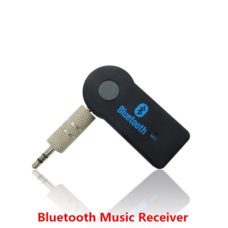 Portable Car Bluetooth Music Receiver Hands Free Calls Home A2DP