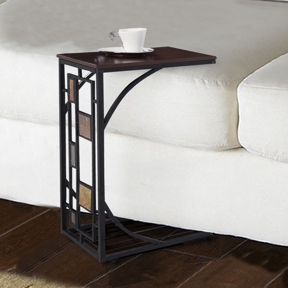 Coffee Tray Side Sofa Table Ottoman Couch Room Console Stand End Tv Lap Snack