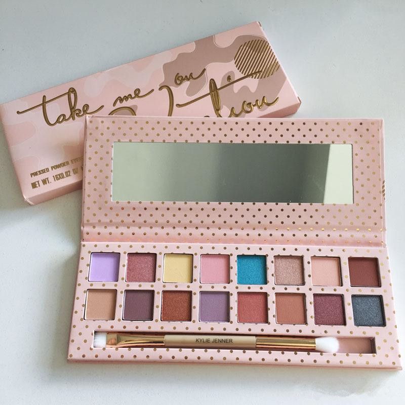 NEW Kylie Jenner Eyeshadow Palette With Brush Kylie Jenners Take Me On