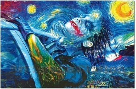 2019 framed starry night