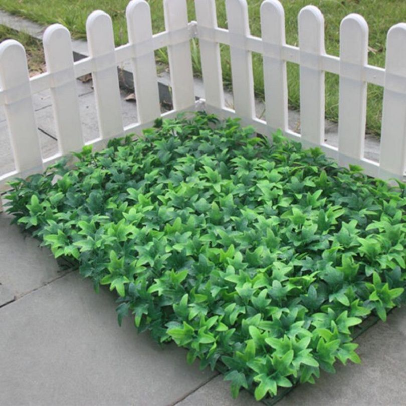 2019 40 60cm Artificial Sweet Potato Leaves Green Grass Lawn