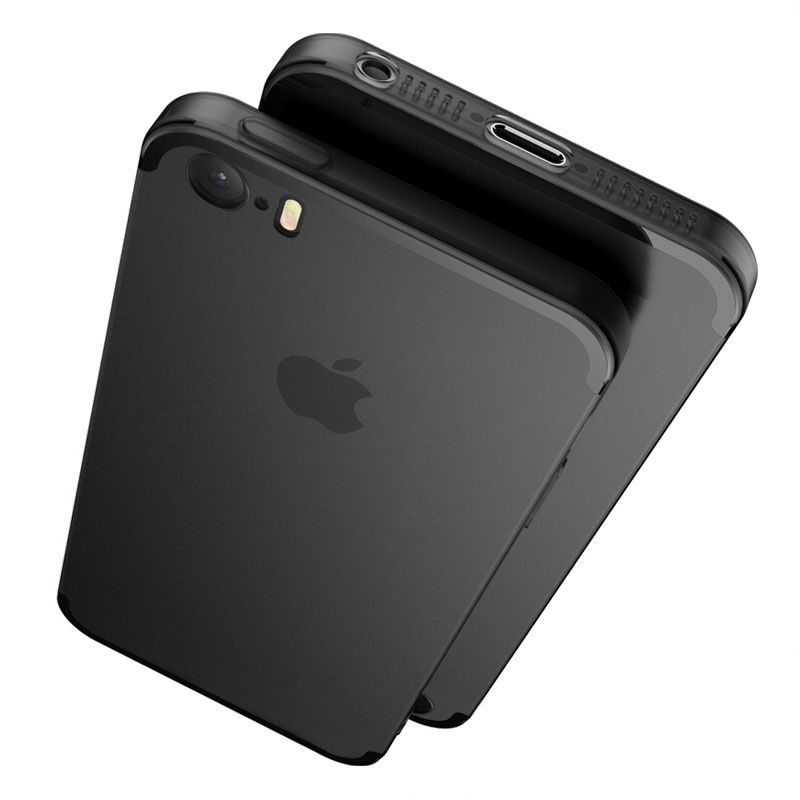 unti finger print matt case for iphone 5s 5 5se with bright line