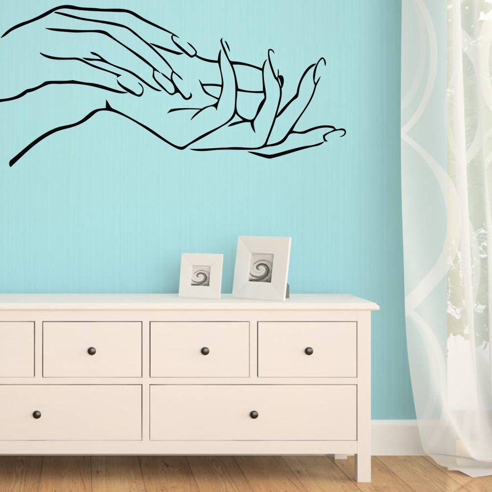 Compre M Os De Mulher Adesivo De Parede Decalque Pvc Mural De Parede -> Adesivos De Parede Para Sala De Estar Compre M Os De Mulher Adesivo De Parede Decalque Pvc Mural De Parede -> Adesivos De Parede Para Sala De Estar