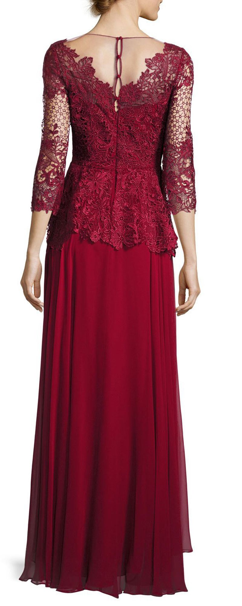 red mother of the bride