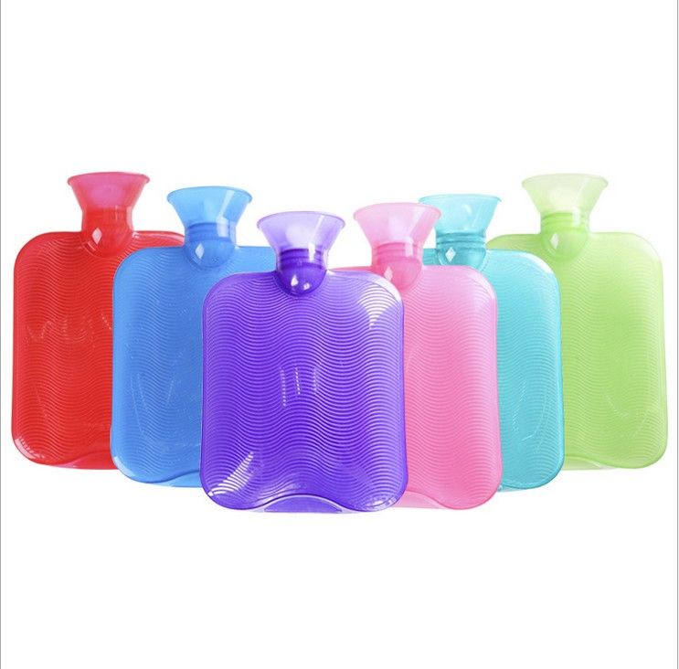 2020 Wholesale DHL Rubber Hot Water Bottle Premium Classic Transparent Hot Water Bottles Ideal