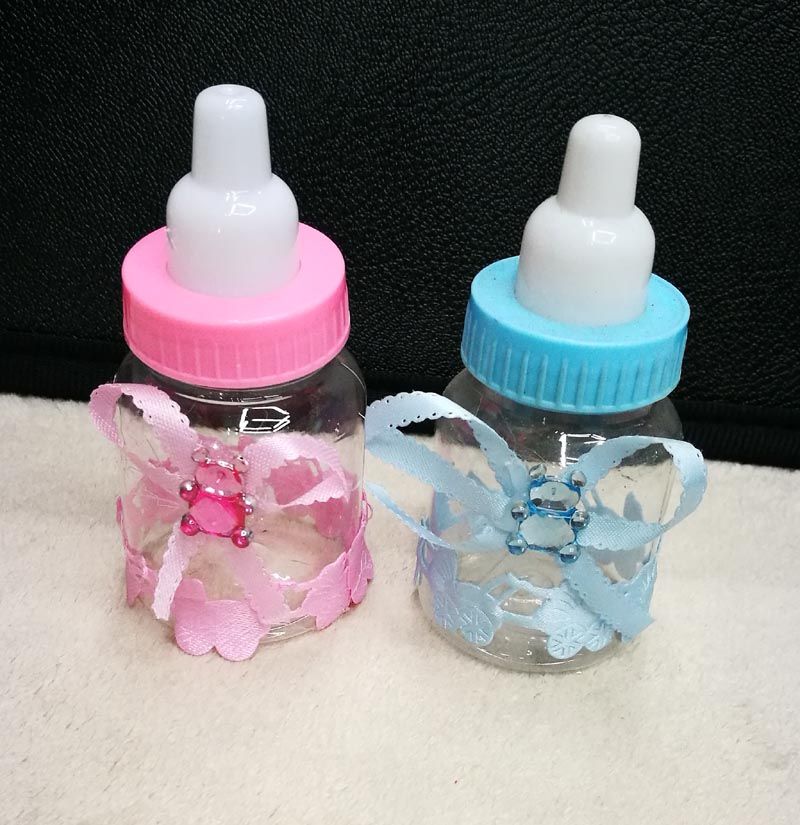 Baby Candy Box Bottle Shower Christening Birthday Gift Party Favors Cute Bear For Parties