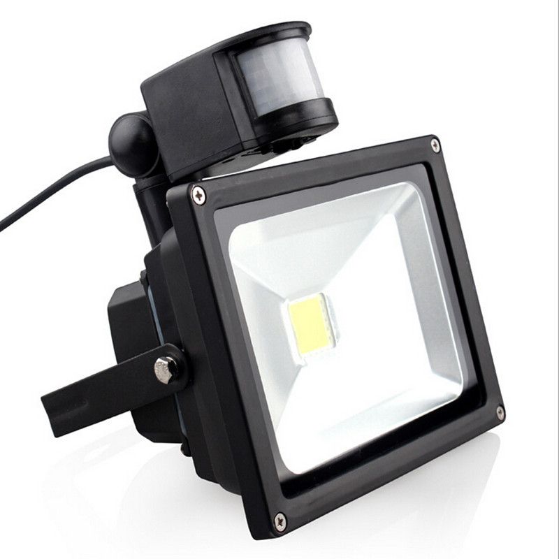 Pir Motion Sensor Led Floodlights Waterproof Ip65 10w 20w 30w 50w Pir Motion Sensor Led Floodlights Waterproof Ip65 10w 20w 30w 50w 100w Flood Light Induction Sense Outdoor Lighting Ac 85 265v