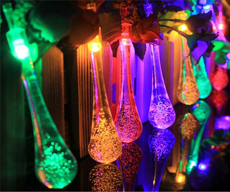 Großhandel Solar Outdoor Lichterketten LED Solar Licht Hängen 4,8 Meter