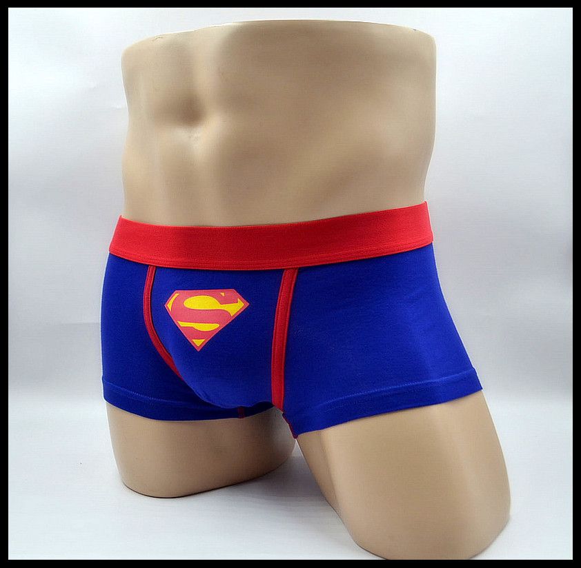 2021 2017 Fashionable Young Mens Underwear Classic Blue Superman