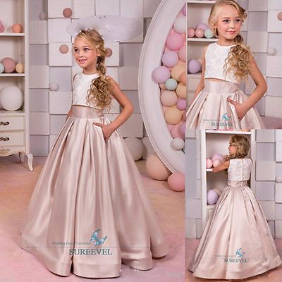 2 piece flower girl dress