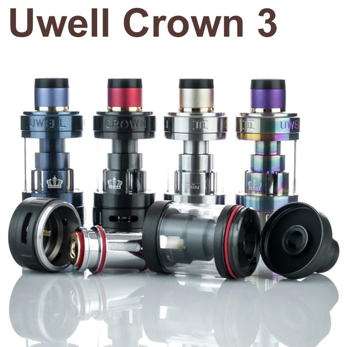 Uwell Crown 3 0 5 Ohm Wieviel Watt Uwell Crown 3 Sub Ohm Tank Full Kit 5ml Electronic Cigarette Crown III