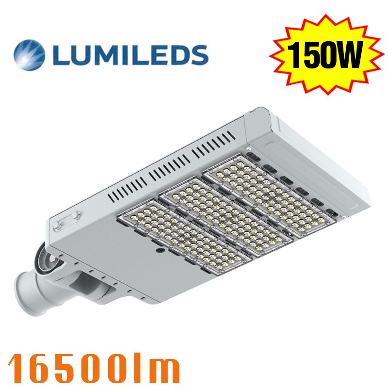 150watt Led Shoebox Light Fixture Ip65 Parking Lot Street Area Pole Daylight 6000k
