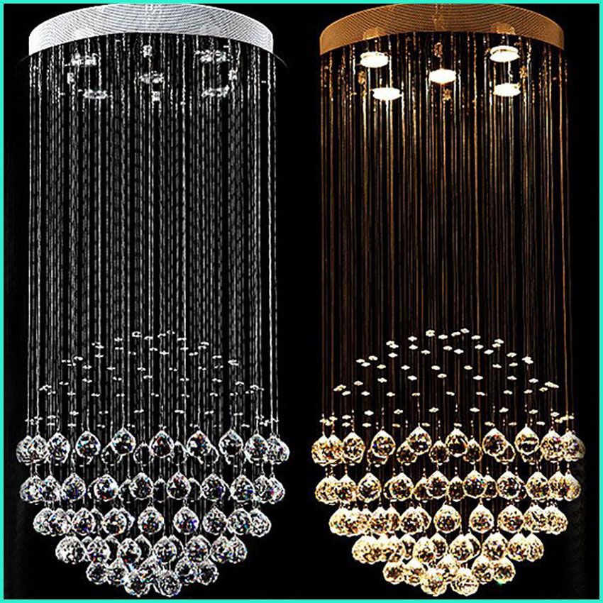 New Modern Led K9 Ball Crystal Chandeliers Glass Chandelier New Modern Led K9 Ball Crystal Chandeliers Glass Chandelier Light Lights Clear Ceiling Bathroom