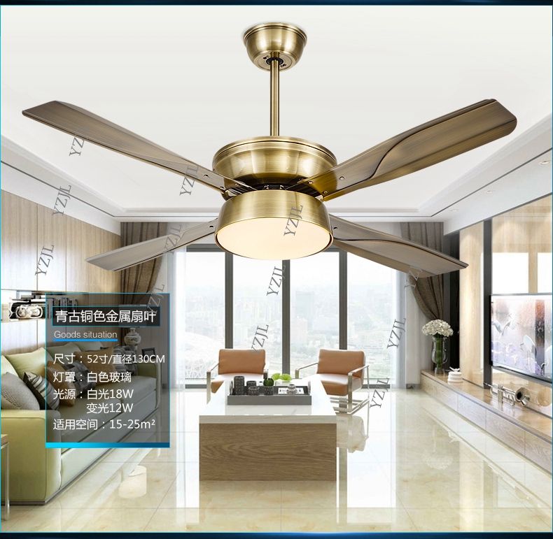 Farbe : A Deckenventilator Licht Stille unsichtbare Ventilator Licht