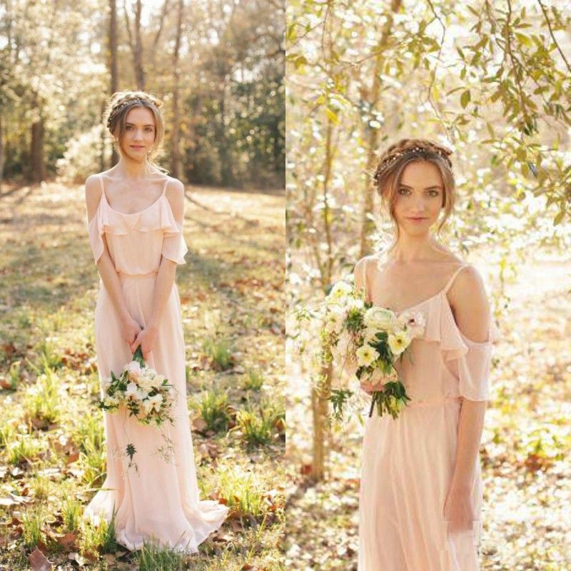 blush bohemian dress