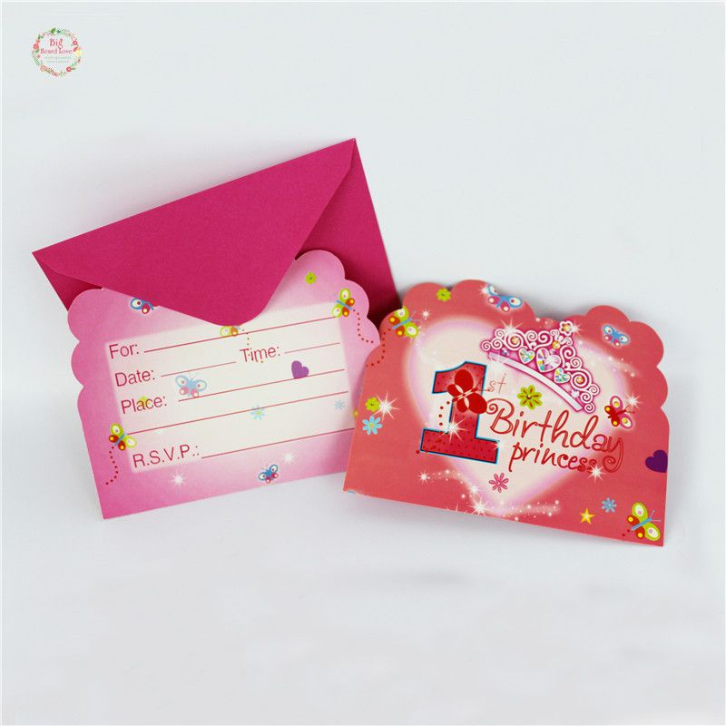 Wholesale, 6Sets/Lots Sport Theme Invitation Cards For Children Birthday Party Decoration Party Supplies Baby Shower Kids Favor