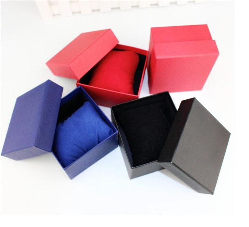 Paper Watch Box With Soft Pillow Paper Gift Boxes Case For Bangle