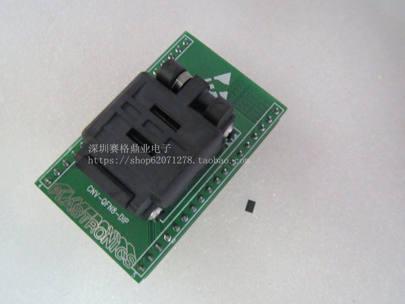 Original PLASTRONOICS QFN8 DIP8 IC Socket Programmer 