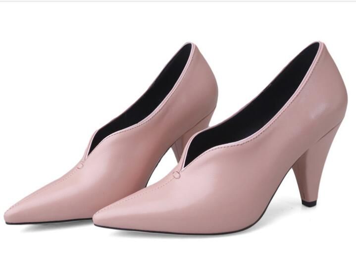 Women Elegant Genuine Leather Dress Shoes Ladies Luxury V Shaped Pointed Toes Shallow Mouth 8 Cm High Heel Male Wedding Party Uk Mens Women Elegant Genuine Leather Dress Shoes Ladies Luxury V Shaped Pointed Toes Shallow Mouth 8 Cm High Heel Male Wedding Party Uk Mens