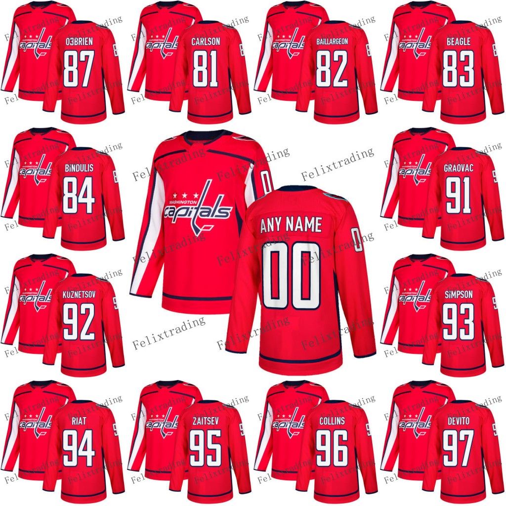 washington capitals jersey 2017