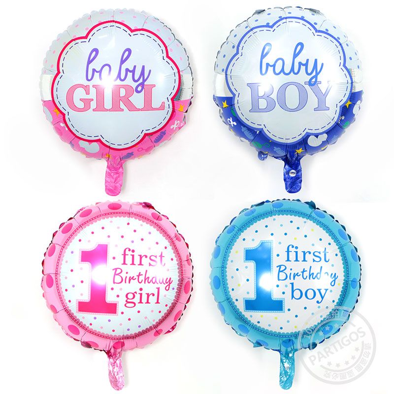 Newstyle Baby Boy Girl 1st Birthday Balloons 18inch Number Foil