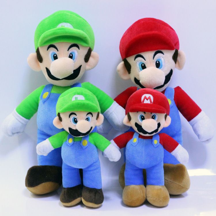super mario and luigi plush toys