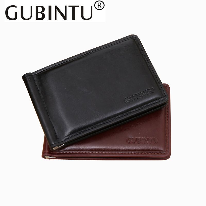 Hot Newest Slim Steel Money Clip Double Sided Credit Card Holder Wallet GA