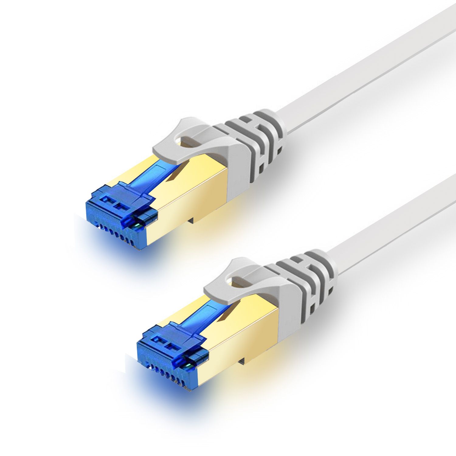 ANNNWZZD 3ft 100ft Flat Cat7 Ethernet Cable Ultra Thin Design RJ45 Computer LAN Internet Network Cord For Smart TV PS4 Xbox Dsl Cables Ethernet Cables From ...