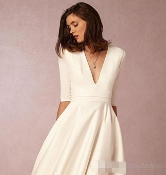 abito bianco elegante