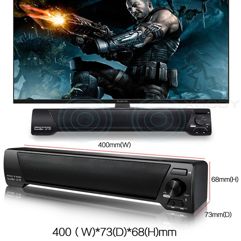2021 LP 09 Bluetooth Speaker TV Sound Bar 4.0 Channel Bluetooth With