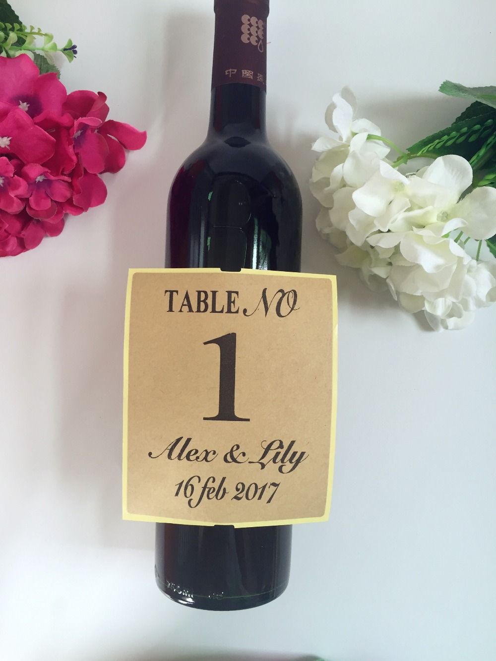 wine bottle stickers