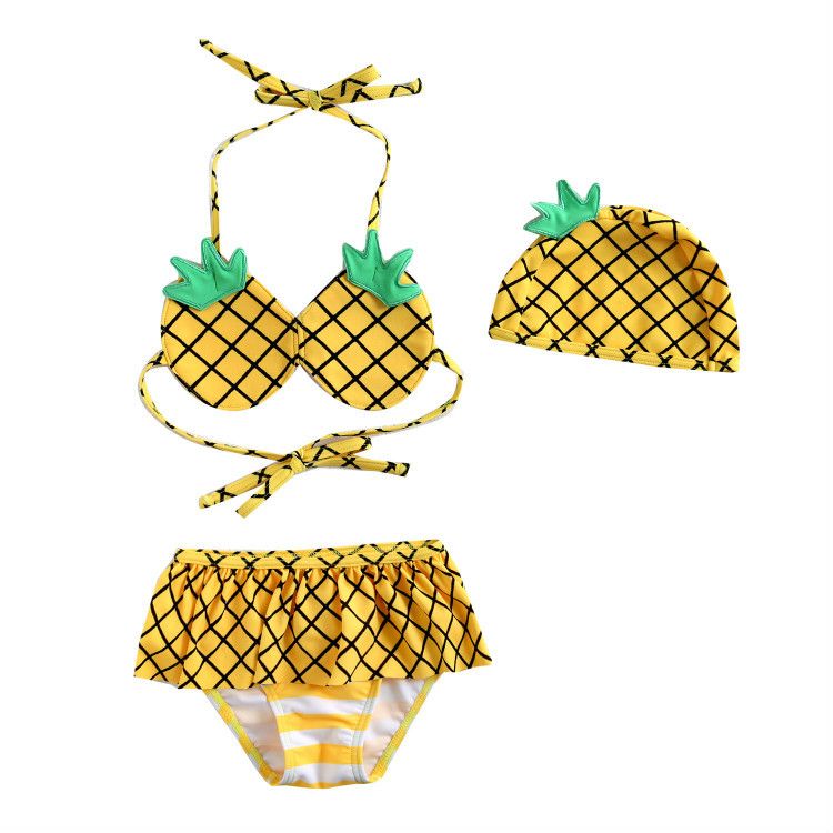 cute pineapple bathing suits
