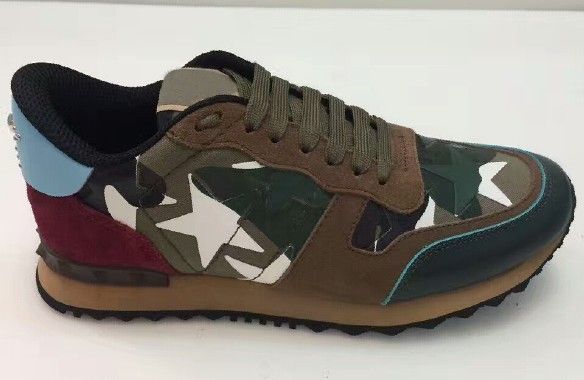 Femmes Chaussures Étoiles En Hommes Acheter Cuir Cloutées Mesh EI6dIw