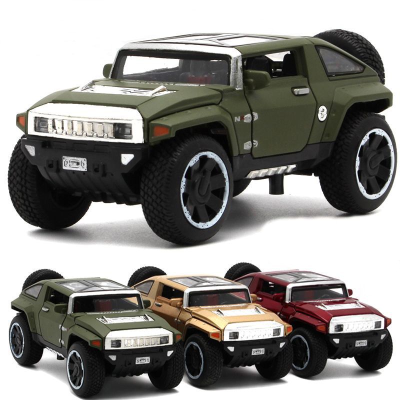 2019 132 Hummer HX Alloy Automobile Model Hummer Warrior Toy Car Off