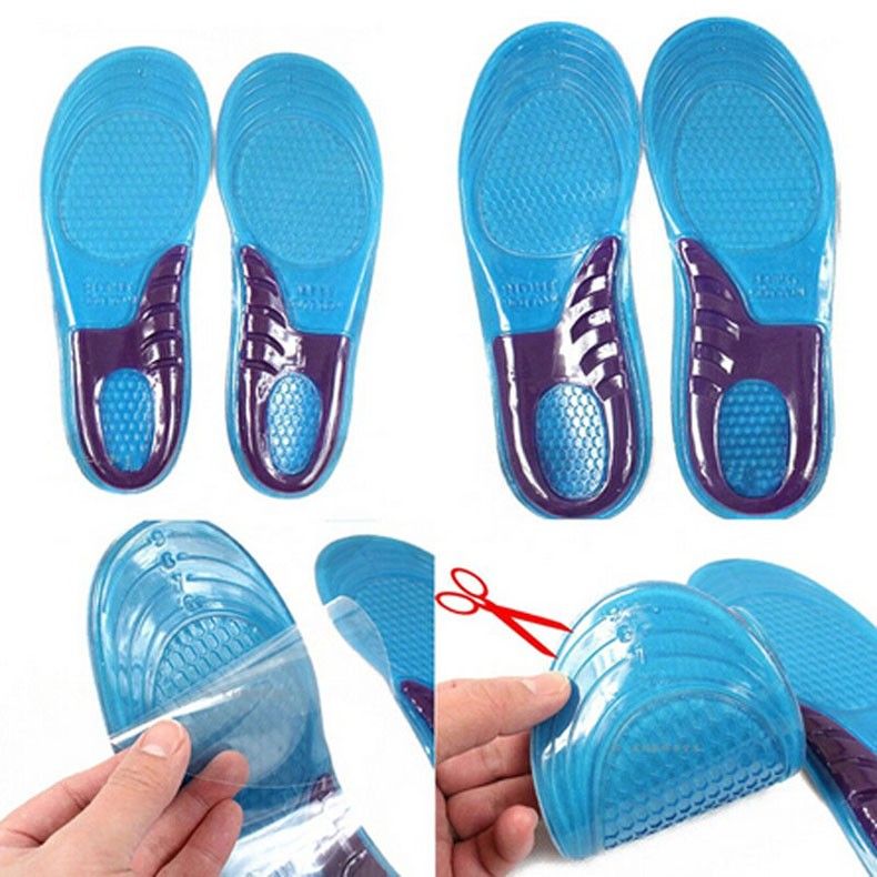 Gel Insole Orthotic Sport Insert Shoe Pad Arch Support Heel Cushion ...