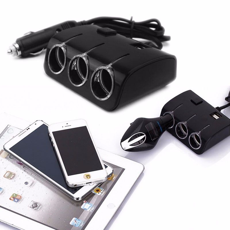2019 3 Sockets Way Car Auto Cigarette Lighter Splitter Power Adapter 2019 3 Sockets Way Car Auto Cigarette Lighter Splitter Power Adapter Dual 2 Usb Charger For Iphone Samsung Dvr Gps From Adeals 6 7 Dhgate Com