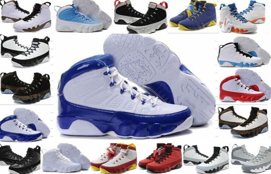 Hot Sale 9 9s Men Basketball Shoes LA Bred OG Space Jam Tour Yellow PE