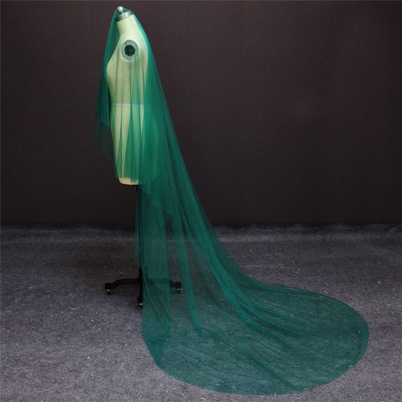 green bridal veil