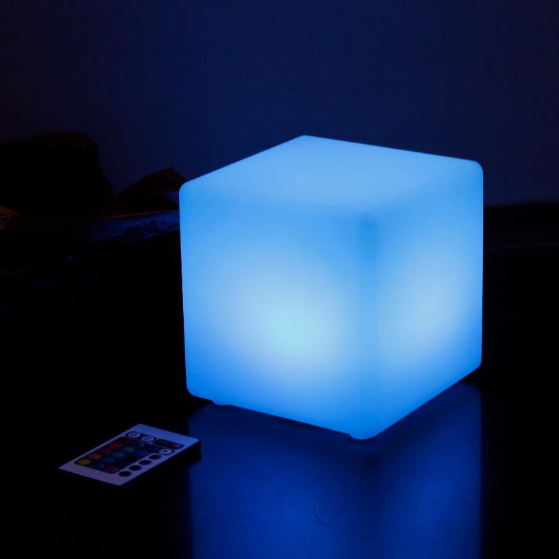 2018 Whole 15 15cm Led Cube Table Light Remote Control Change 2018 Whole 15 15cm Led Cube Table Light Remote Control Change Holiday Wedding Bar Party Event Lights Desk Lamp From Lightlight