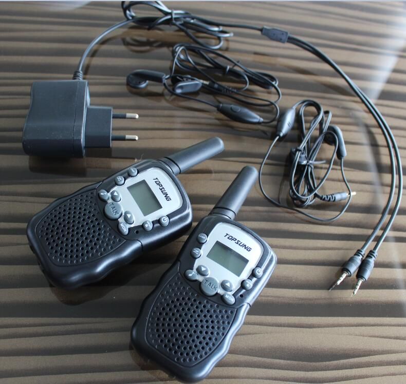  PMR Mobile Radio 3km Walkie Talkie Pair T388 FRS VOX Hand Free