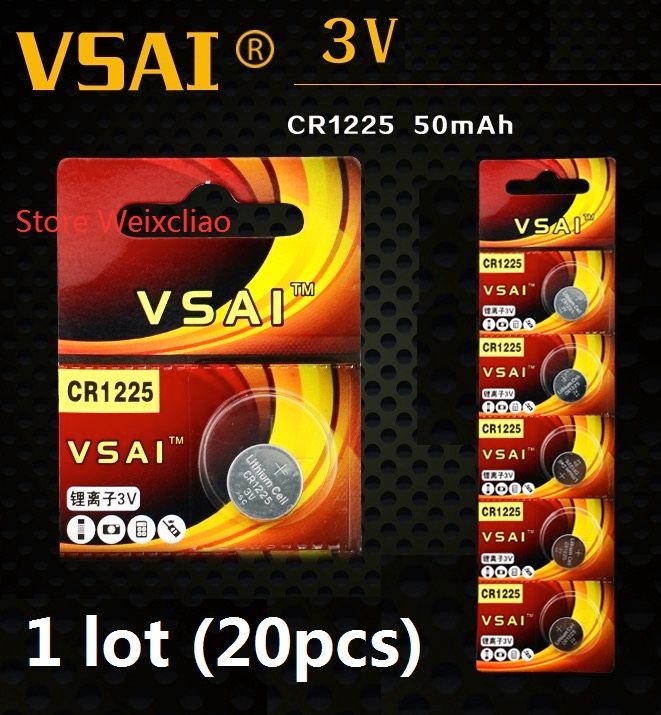 1 Cr1225 3v Lithium Li Ion Button Cell Battery Cr 1225 3 Volt Li Ion Coin Batteries Vsai Variable Voltage E Cigs Variable Voltage Ecig Uk From Weixcliao1 15 71 Dhgate Com