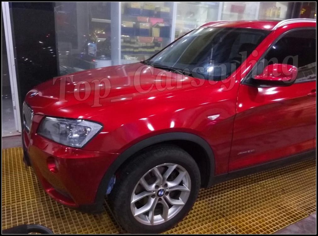 Apple Red Candy Red VINYL GLOSS CAR WRAP FILM with Air Bubble Free METALLIC Violet Sticker Car