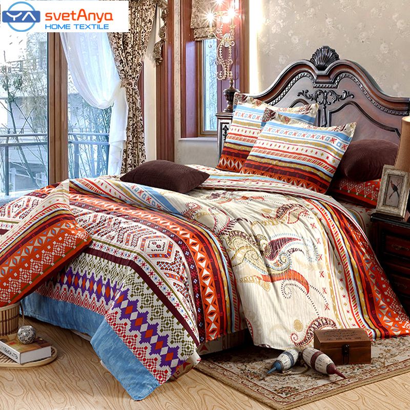 Wholesale Cotton Ethnic Style Bedding Sets 3/Duvet Cover Set Without ...