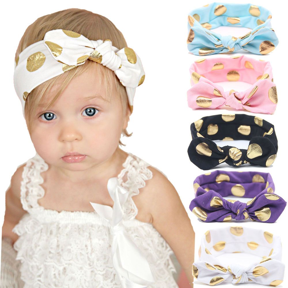 Lovely Bunny Ear Headband Scarf Brozing Hair Head Band Cotton Bow