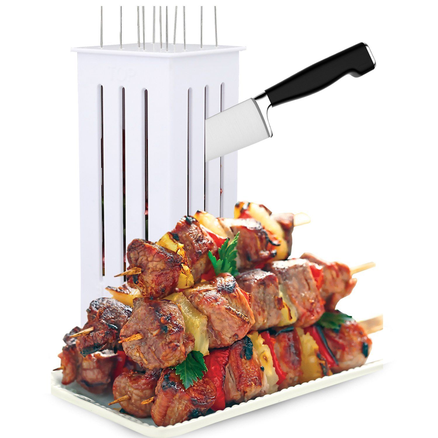 2019 Barbecue Meat Skewer Kebab Maker BBQ Kabob Maker Box Beef Meat