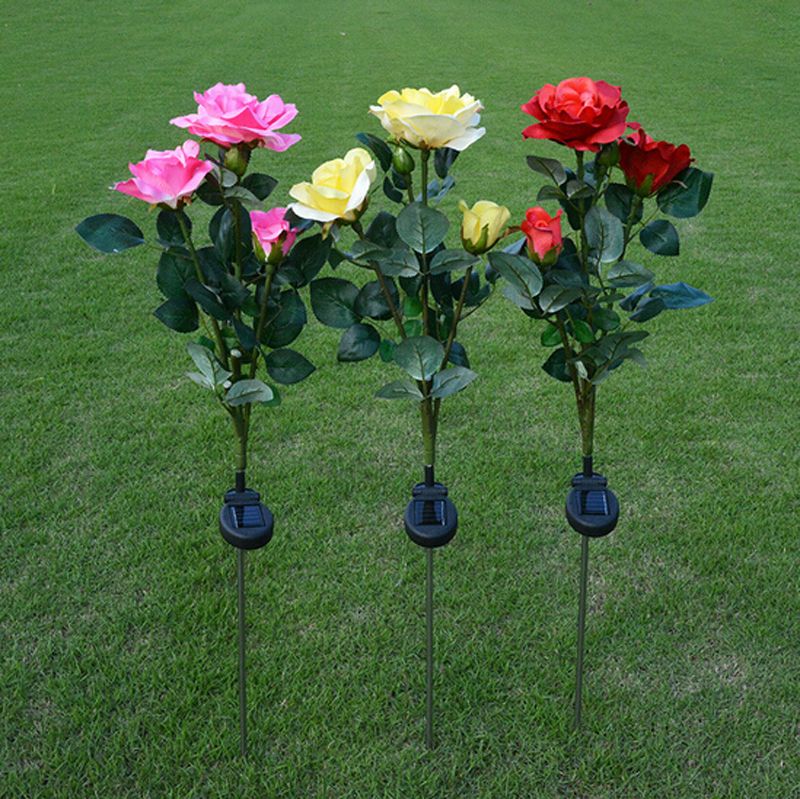 2019 Outdoor Solar Powered Led Light Rose Flower Lamp For Yard 2019 Outdoor Solar Powered Led Light Rose Flower Lamp For Yard Garden Path Way Landscape Decorative Night From Home Lighting 43 22 Dhgate Com
