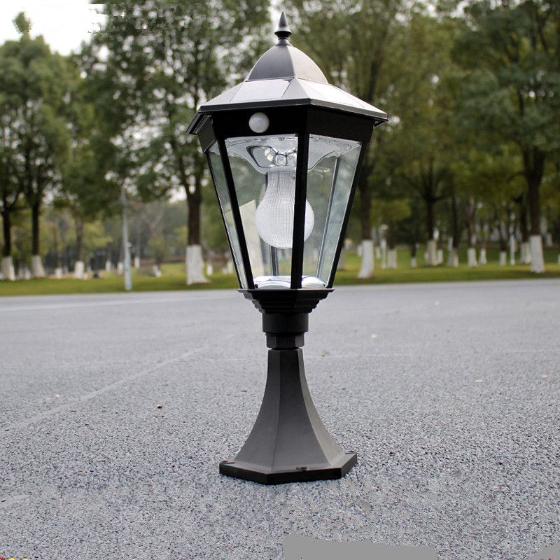 2020 LED Solar Floor Lights 54cm 31LEDs Aluminum Alloy+Glass PIR Sensor