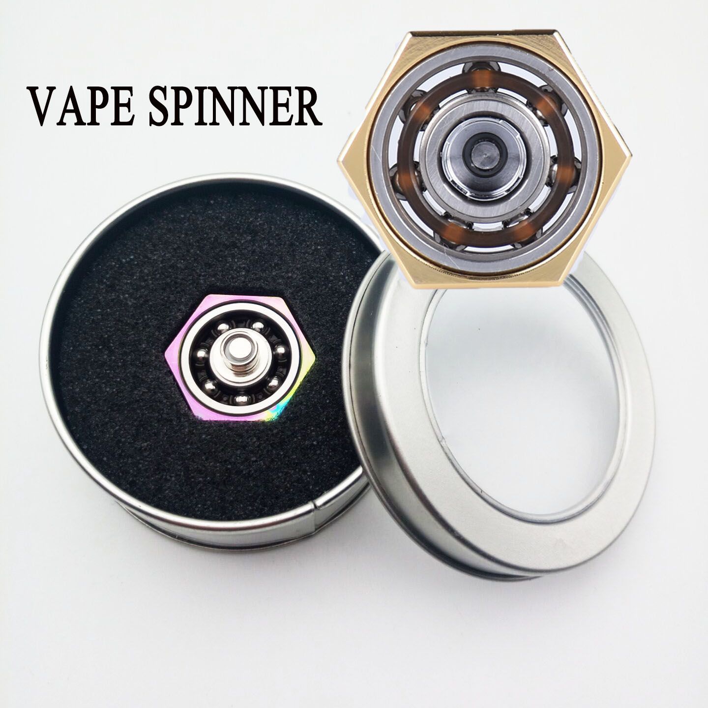 vape spinner geek spinners fidget toy metal fingertips gyro for 510