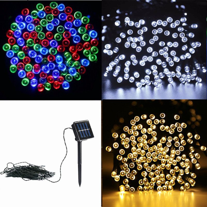 Led String Light 22m 200 Leds Solar Powered Outdoor Led String Light 22m 200 Leds Solar Powered Outdoor Fairy Lamp Waterproof Decoration Lights Globe
