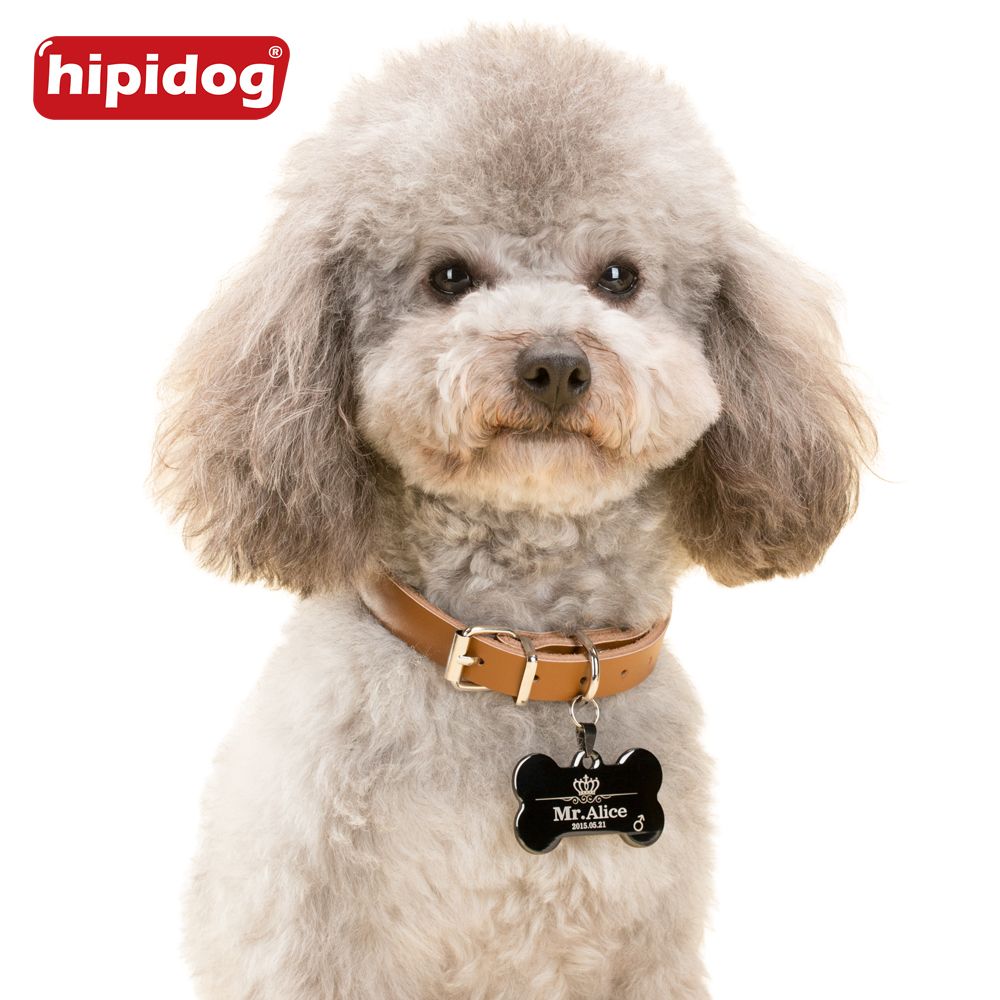custom engraved dog pet tag double sided personalized id dog cat